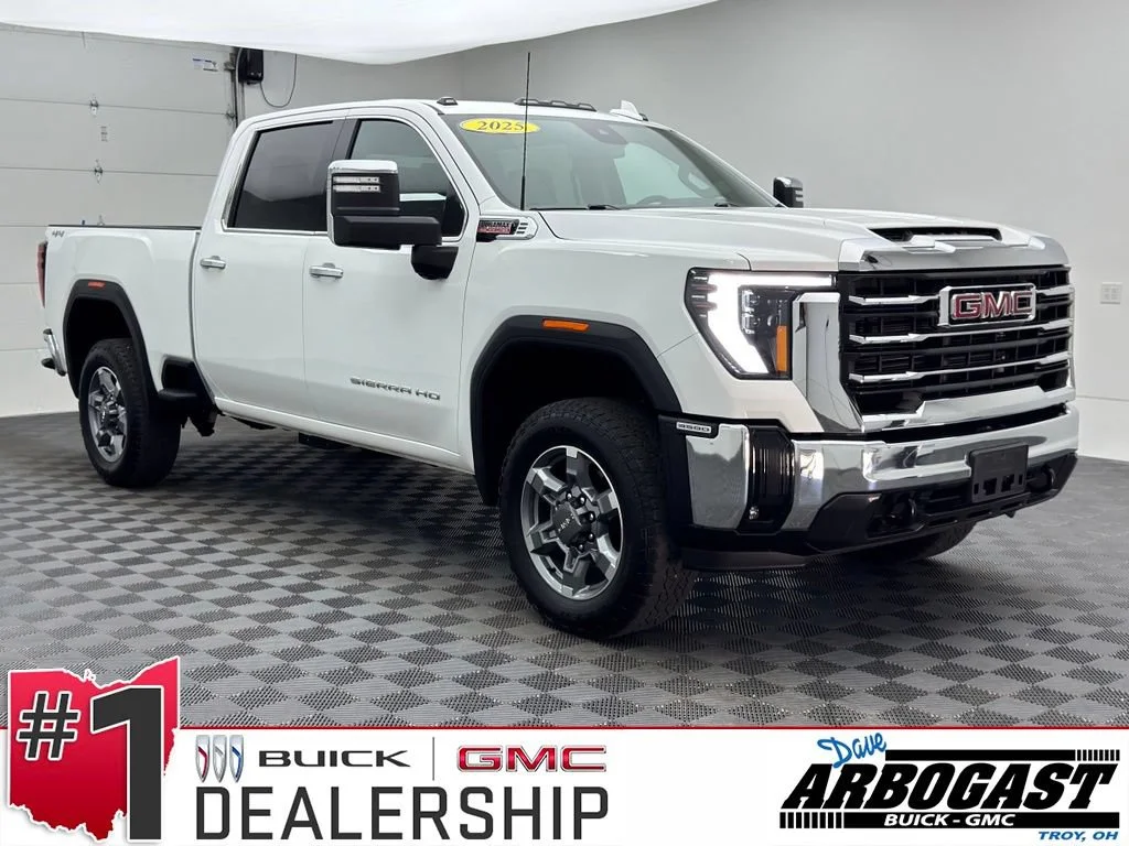 Used 2025 Summit White GMC SLT image 1