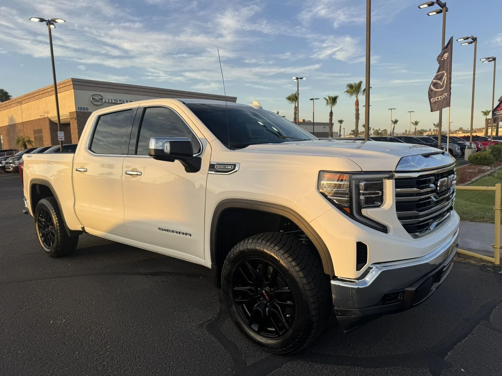 Used 2024 WHITE GMC SLT image 3