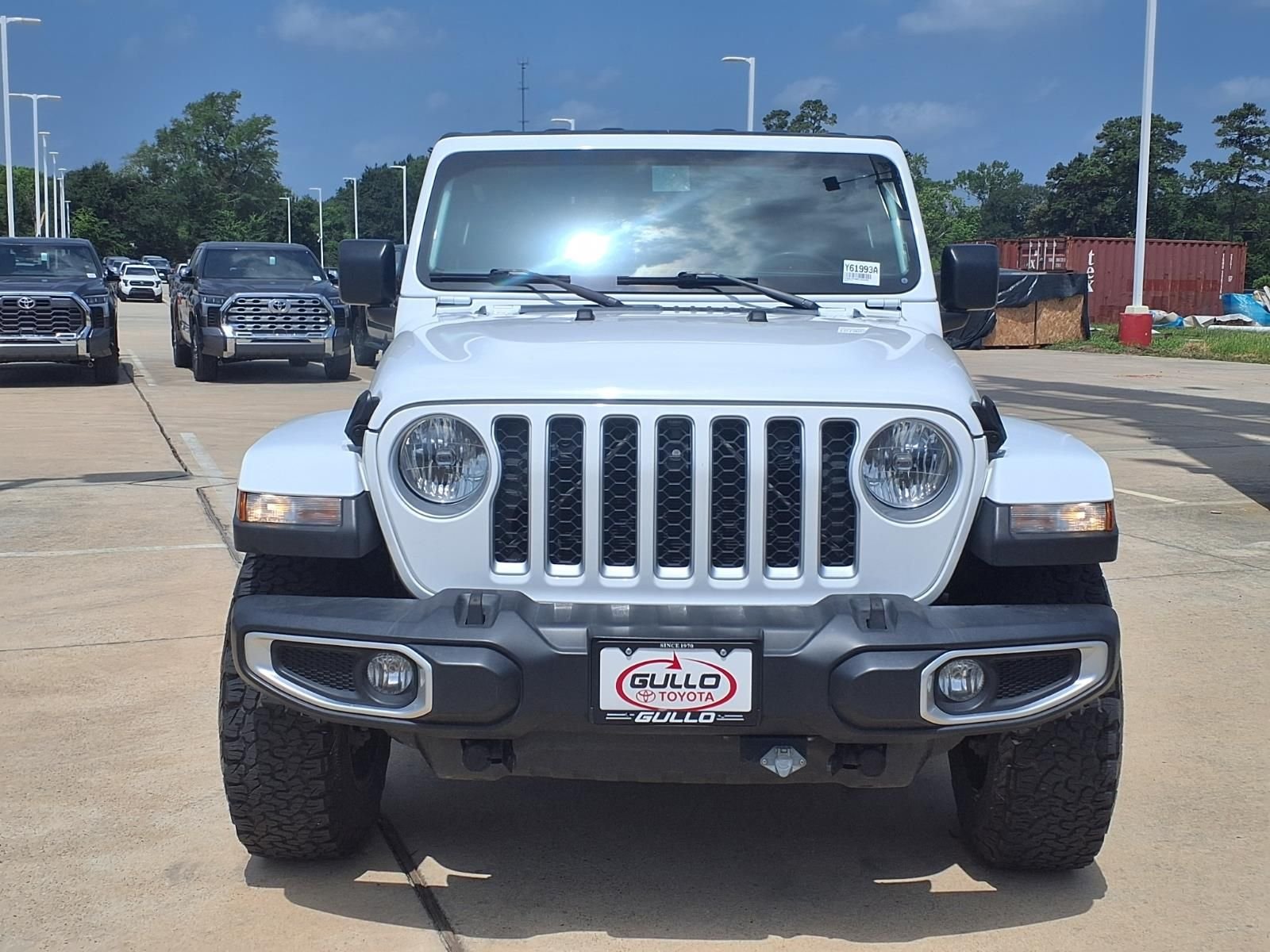 Used 2023 Bright White Clearcoat Jeep Overland image 4