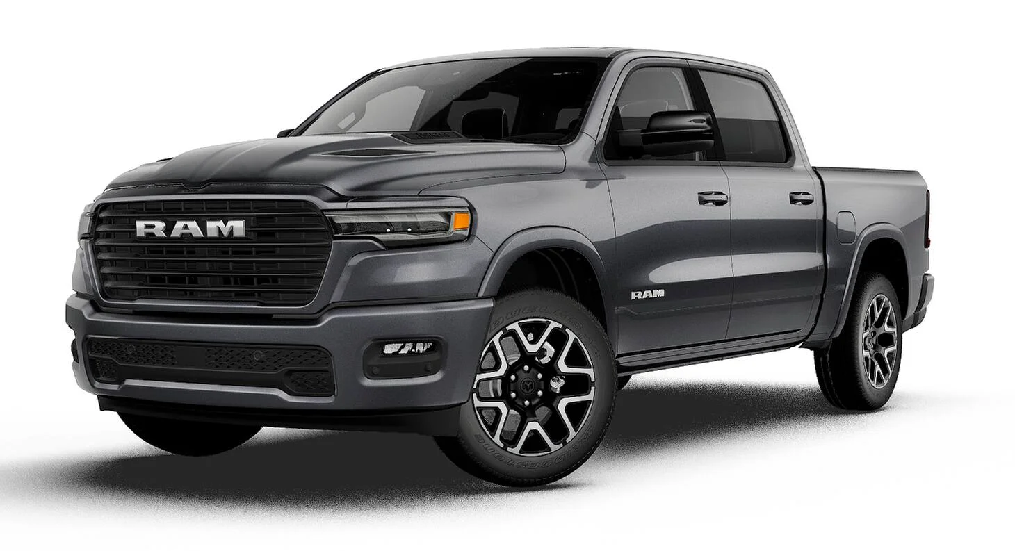 New 2027 Granite Crystal Metallic Clear-Coat Exterior Paint RAM Laramie image 1
