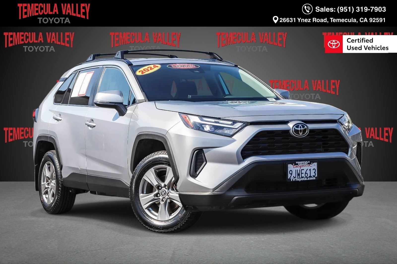 Certified Used 2024 Silver Sky Metallic Toyota XLE image 1