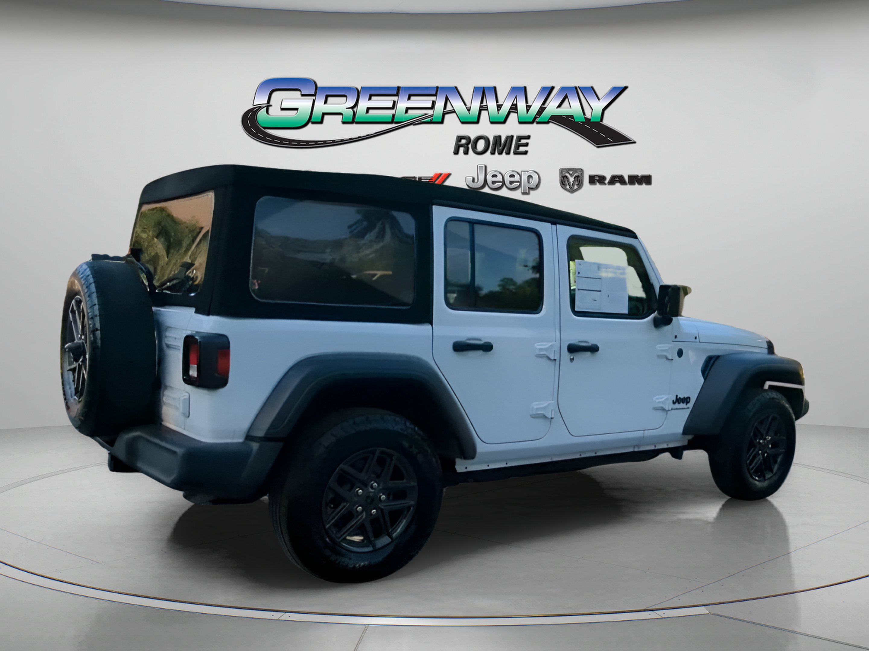 Used 2024 Bright White Clearcoat Jeep Sport S image 31