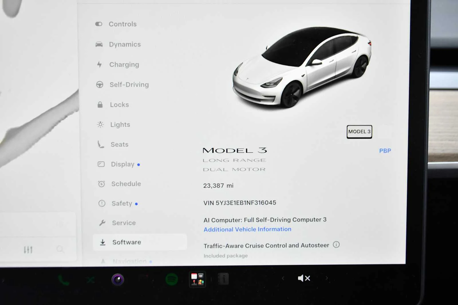 Used 2022 Pearl White Multi-Coat Tesla Long Range image 26