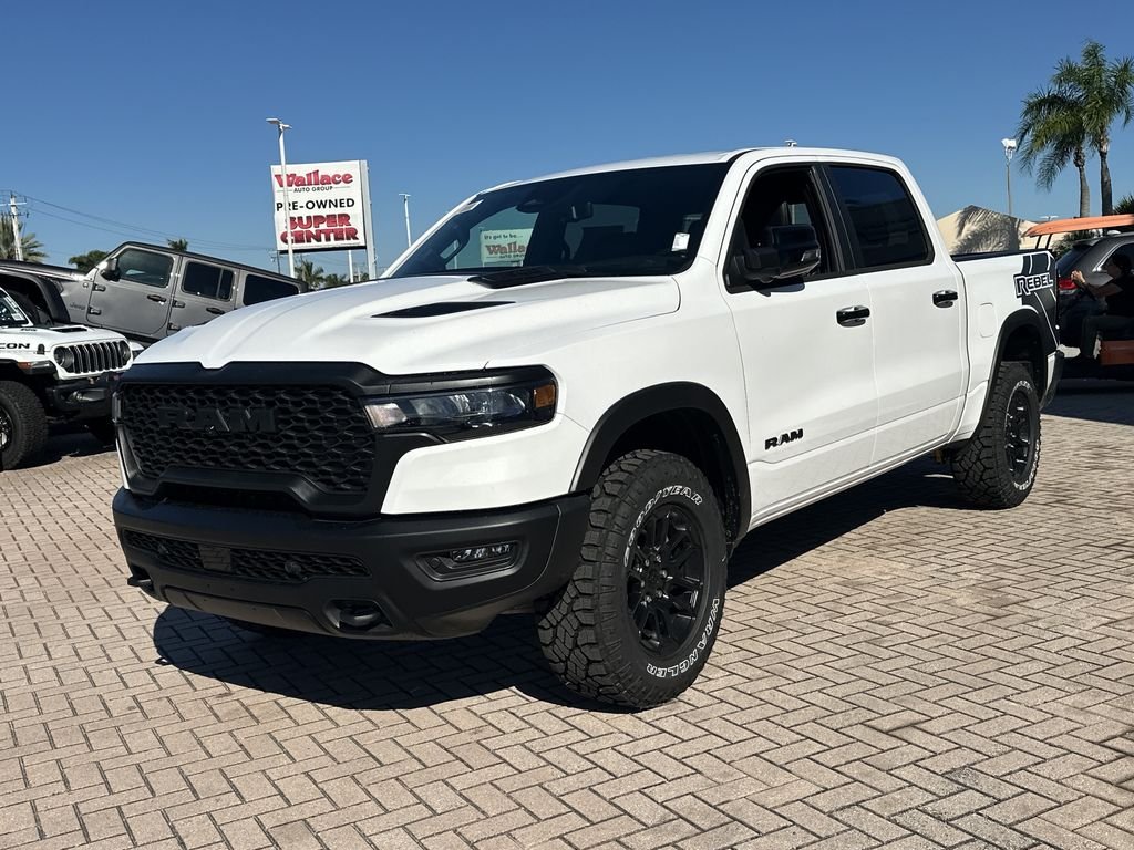 New 2026 Bright White Clear-Coat Exterior Paint RAM Rebel image 1