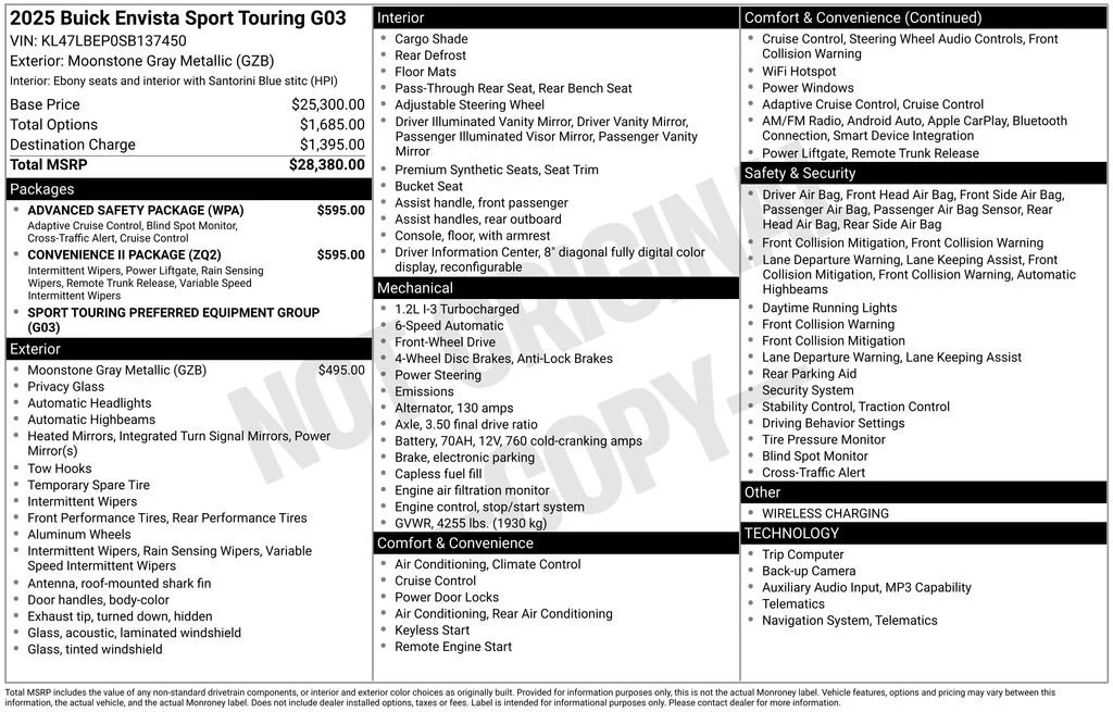 2025 Buick Envista Sport Touring's photo