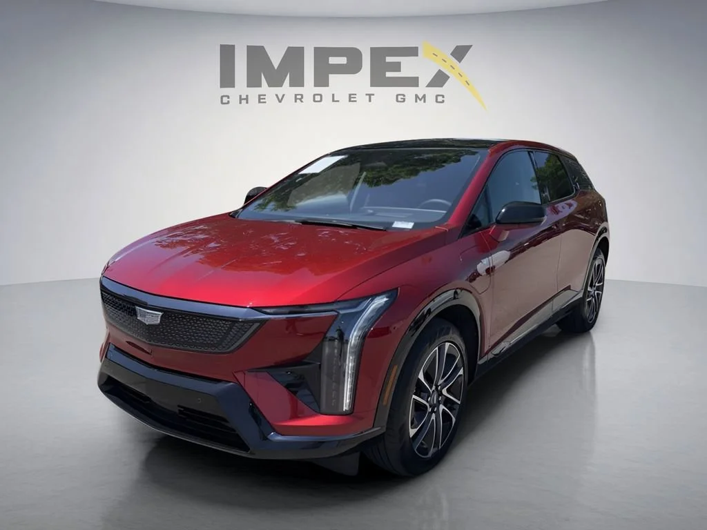 Used 2025 Radiant Red Tintcoat Cadillac Sport 2 image 1