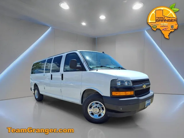 Pre-Owned 2023 Chevrolet Express Passenger 3500 LS Rear Wheel Drive Extended Wheelbase