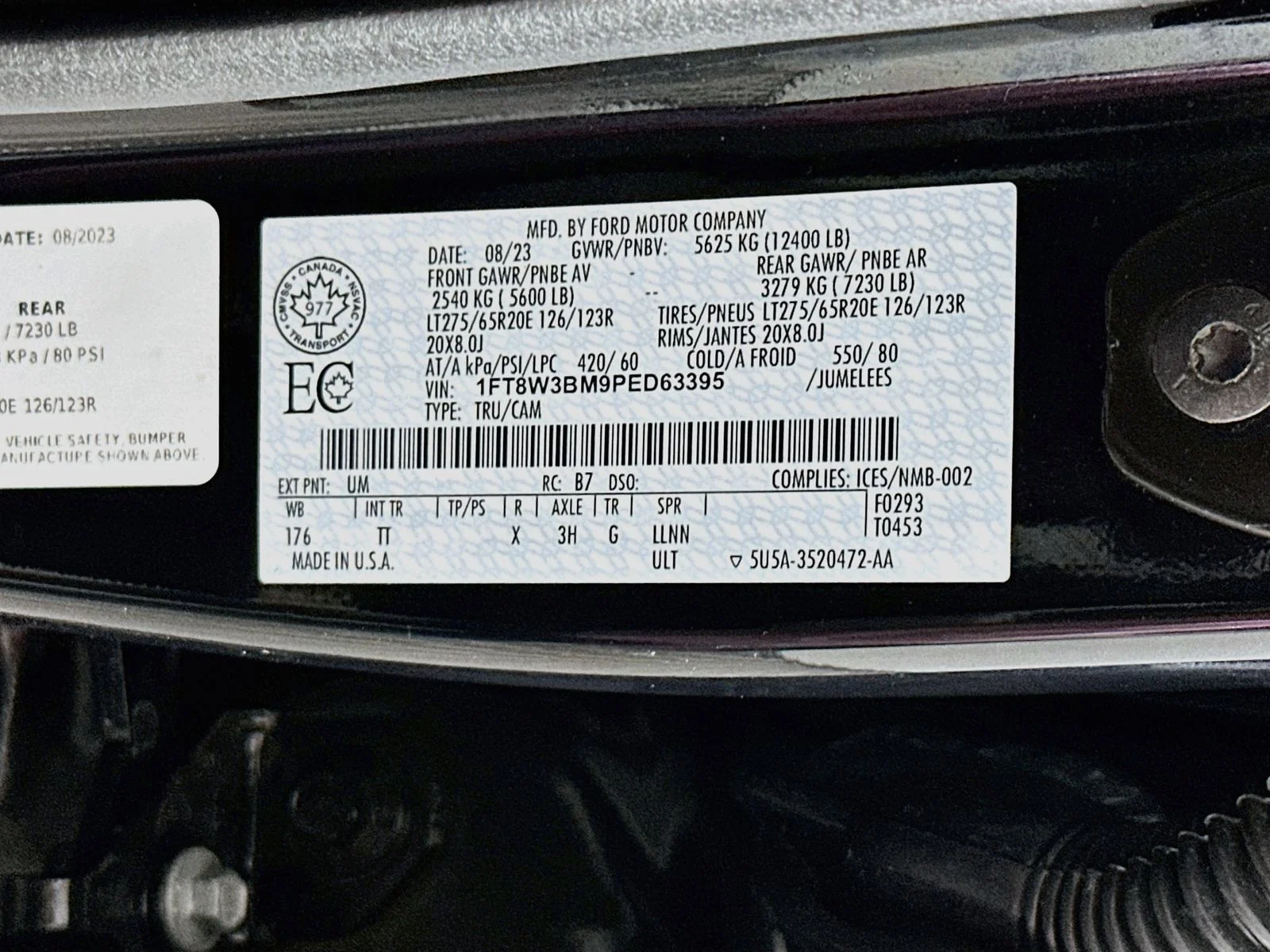 Used 2023 Black Ford Limited image 35