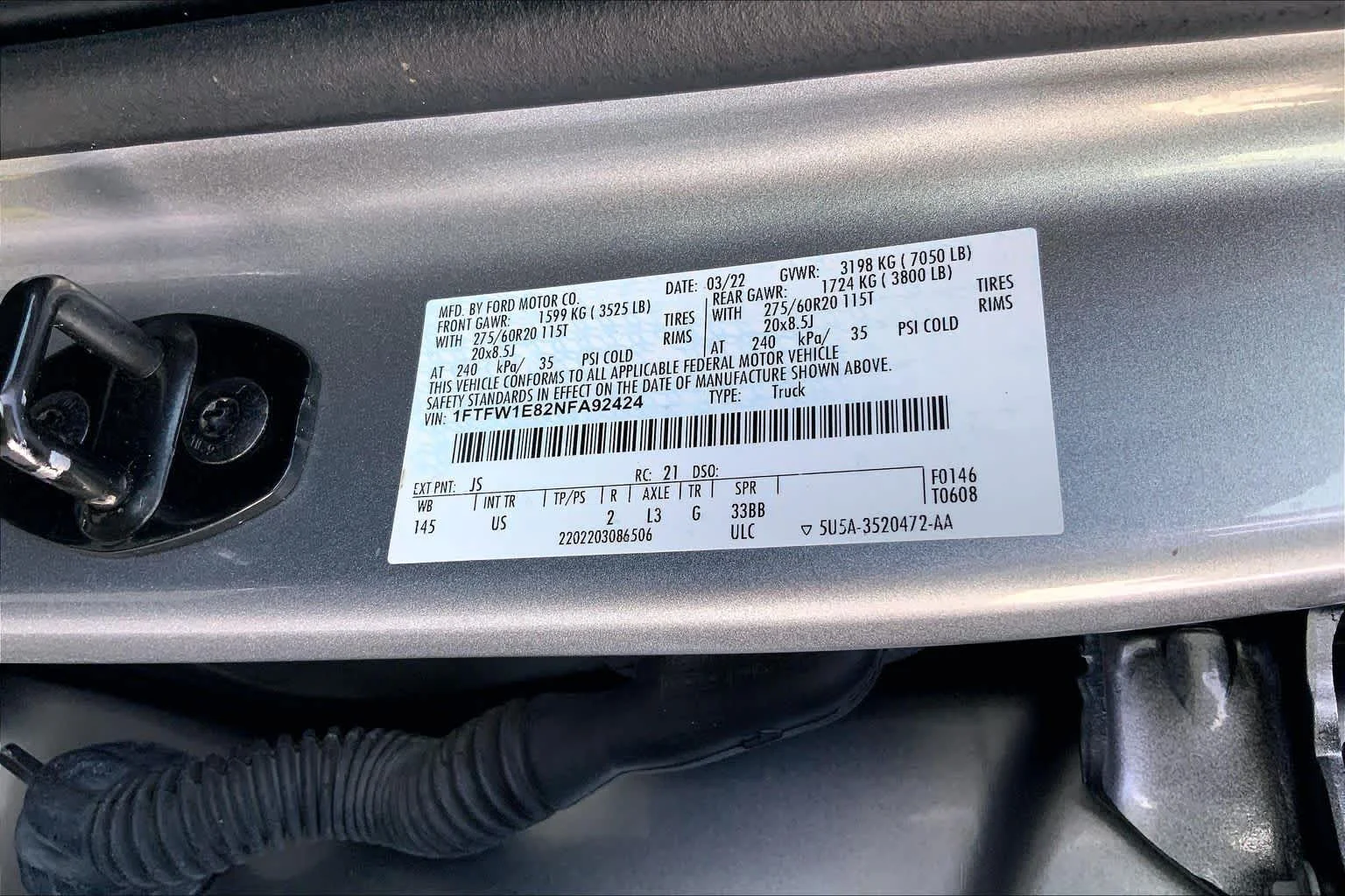 Used 2022 Iconic Silver Metallic Ford XLT image 29