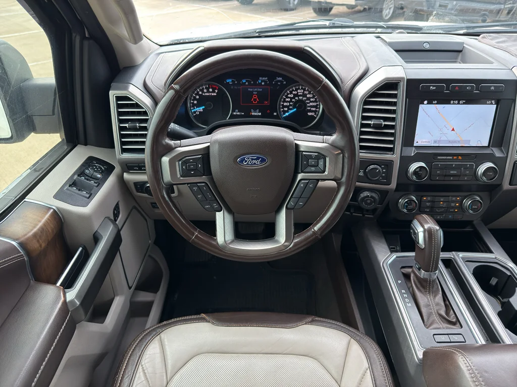 Used 2019 White Platinum Metallic Tri-Coat Ford Limited image 12