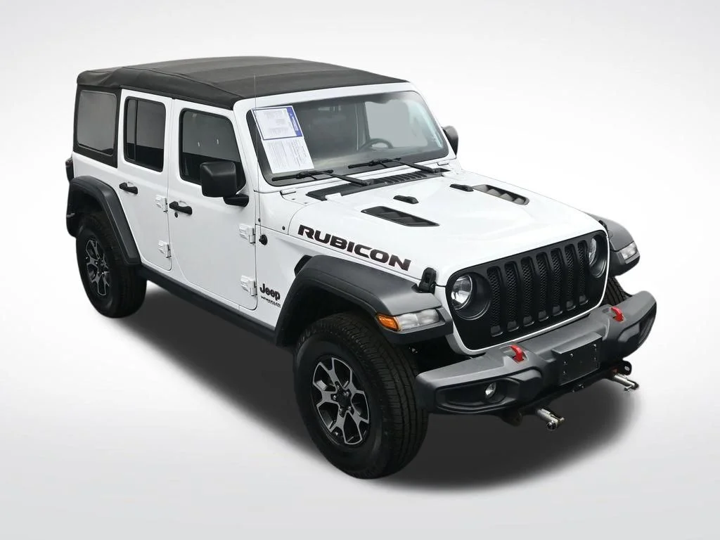 Used 2021 White Jeep Unlimited Rubicon image 28