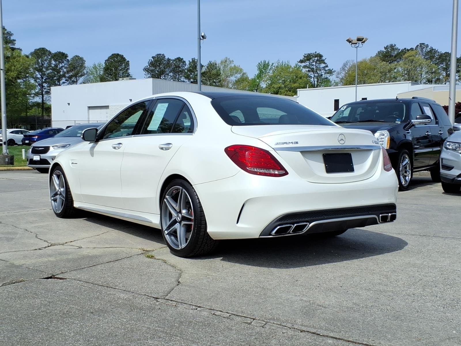 Used 2017 designo Diamond White Metallic Mercedes-Benz AMG® C 63 S image 6