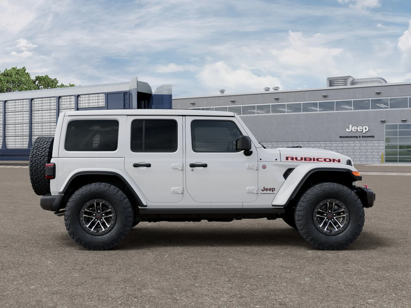 New 2027 Bright White Clear-Coat Paint Jeep Rubicon image 26