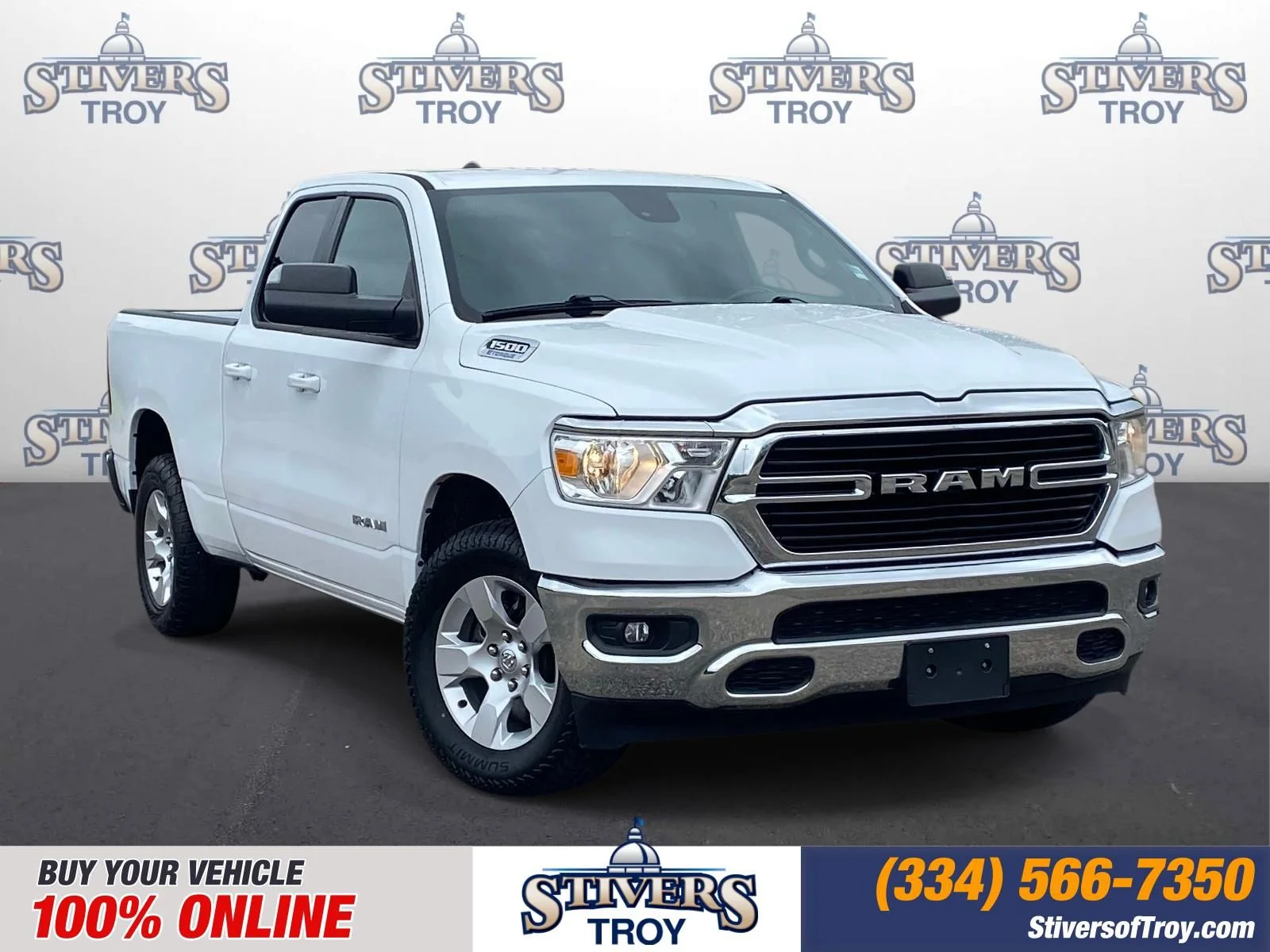Used 2021 White Ram Big Horn/Lone Star image 1