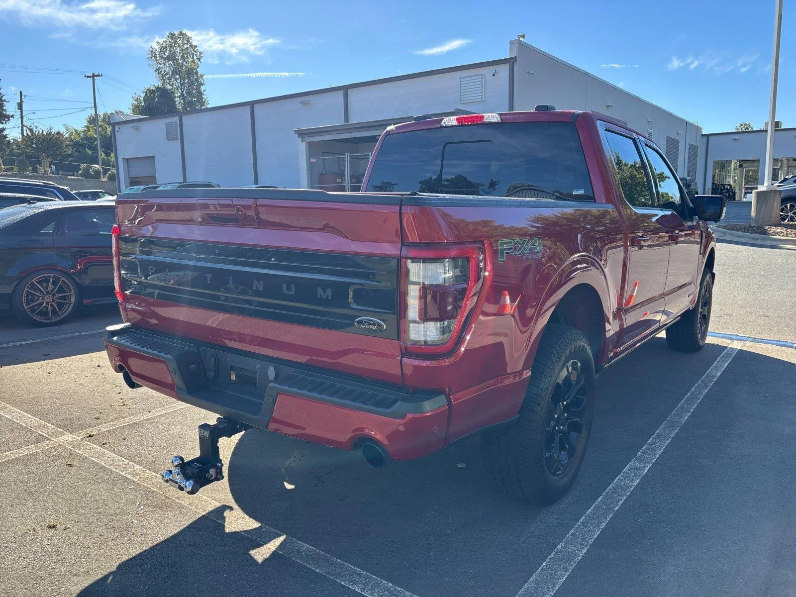 Used 2023 Rapid Red Metallic Tinted Clearcoat Ford Platinum image 5