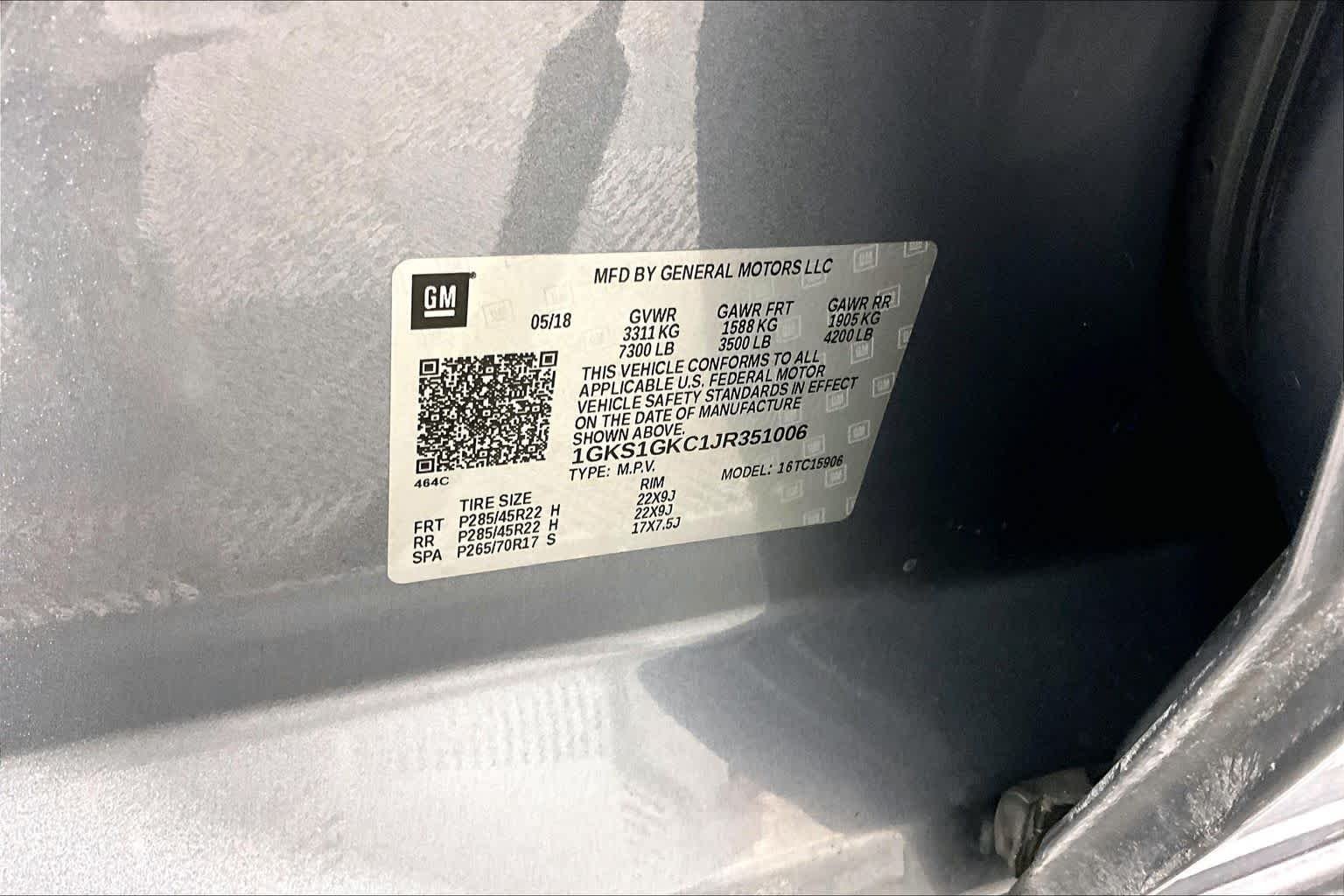 Used 2018 SATIN STEEL METALLIC GMC SLT image 33