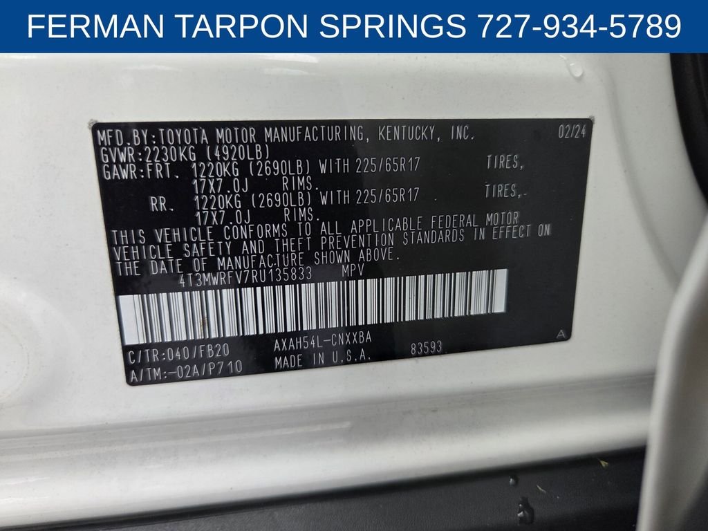 Used 2024 White Toyota LE image 22