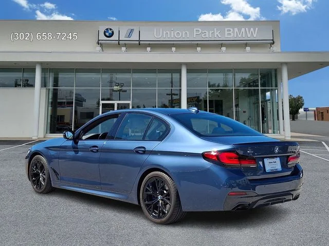 Certified Used 2023 Arctic Race Blue metallic BMW 530i xDrive image 6