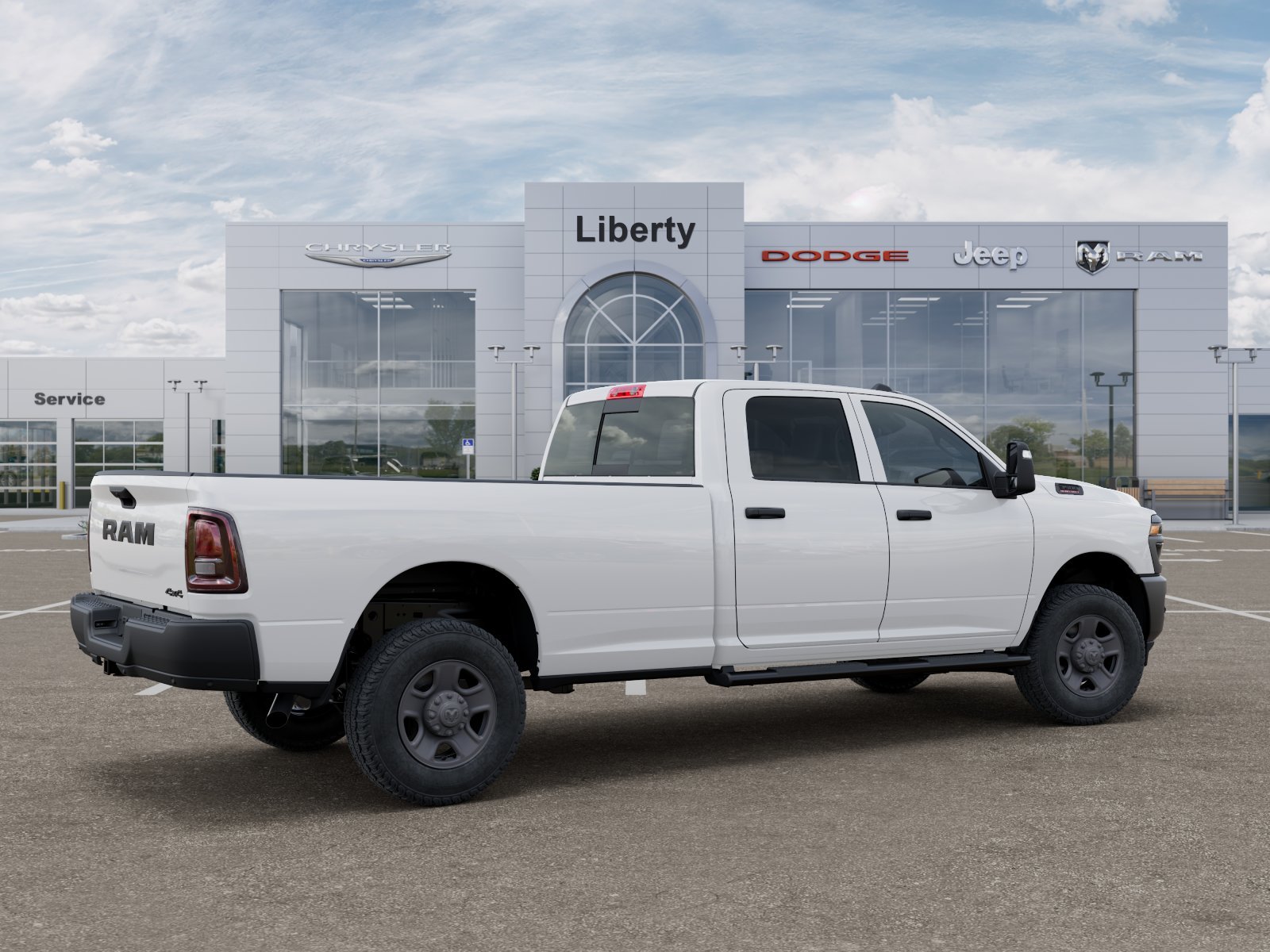 New 2026 Bright White Clear-Coat Exterior Paint RAM Tradesman image 5