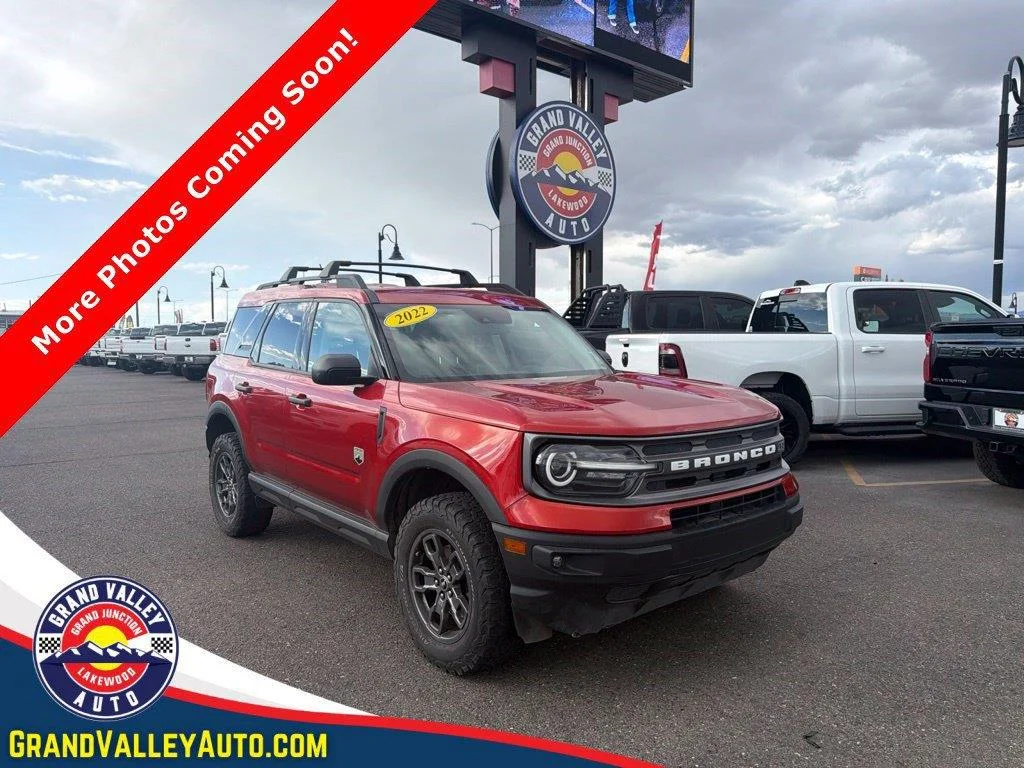 Used 2022 Hot Pepper Red Metallic Tinted Clearcoat Ford Big Bend image 1