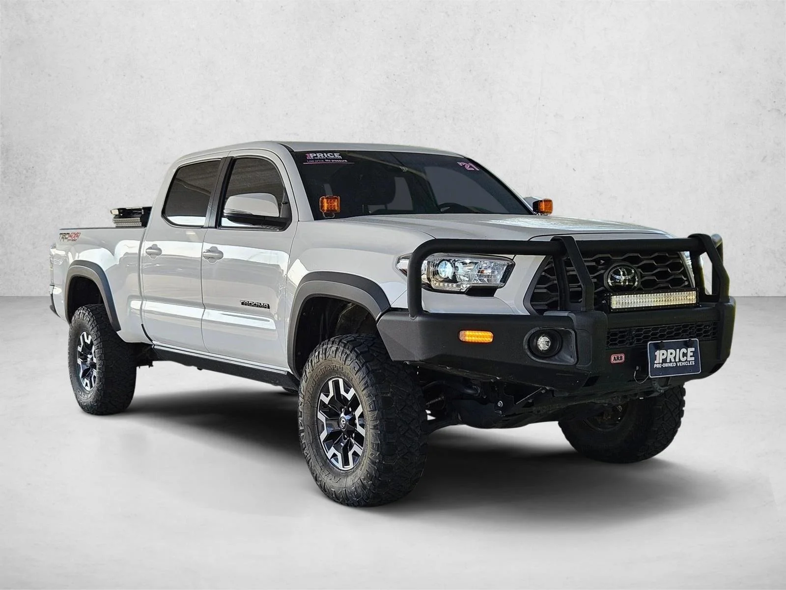 Used 2021 Super White Toyota TRD Off Road image 3