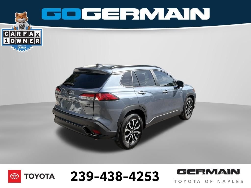 Certified Used 2025 Blue Toyota Hybrid SE image 7