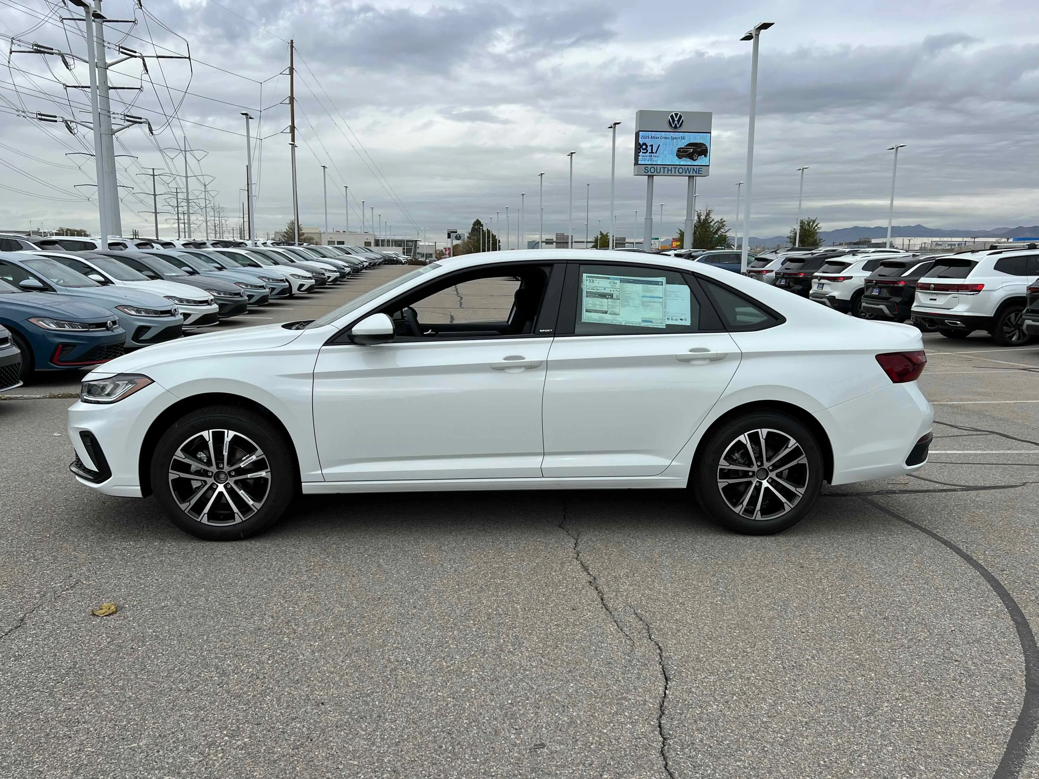 New 2026 Pure White Volkswagen Sport image 8