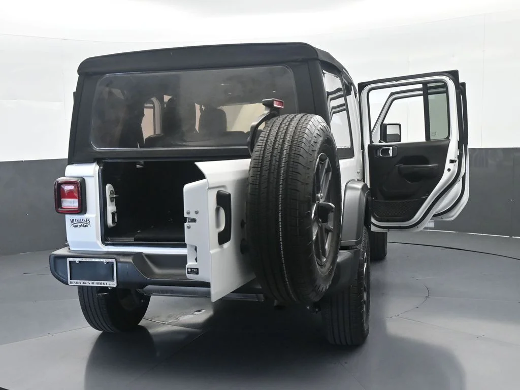 Used 2024 Bright White Clearcoat Jeep Sport S image 69