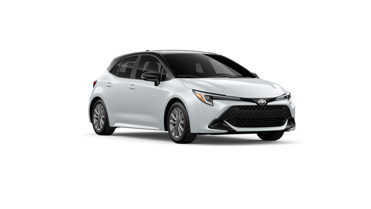 New 2027 Wind Chill Pearl with Black roof Toyota SE image 15