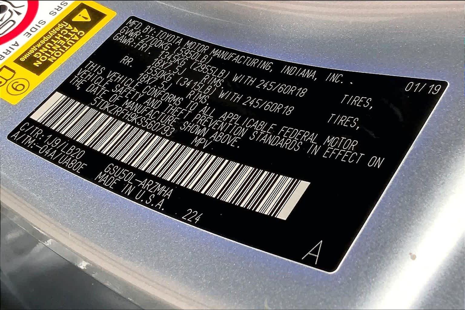 Used 2019 Celestial Silver Metallic Toyota XLE image 35