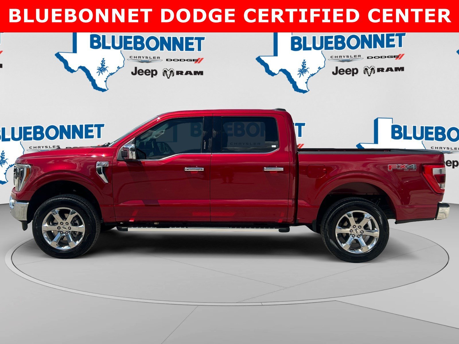 Used 2023 Rapid Red Metallic Tinted Clearcoat Ford LARIAT image 8