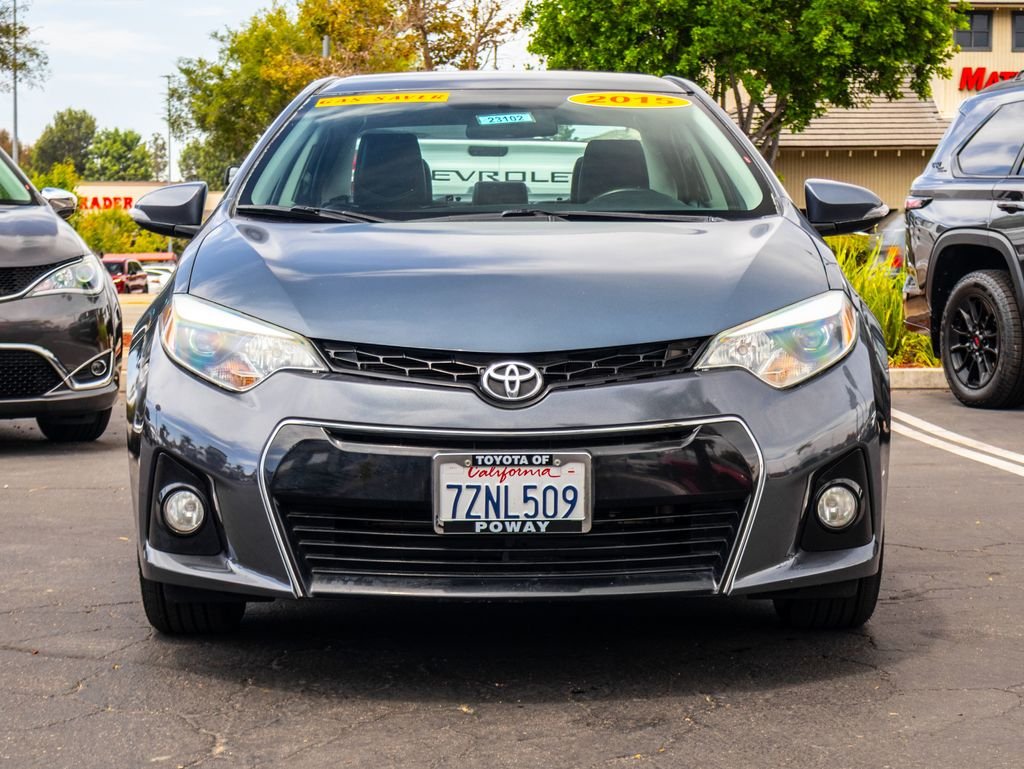 Used 2015 Toyota Corolla S with VIN 2T1BURHE7FC352833 for sale in Poway, CA