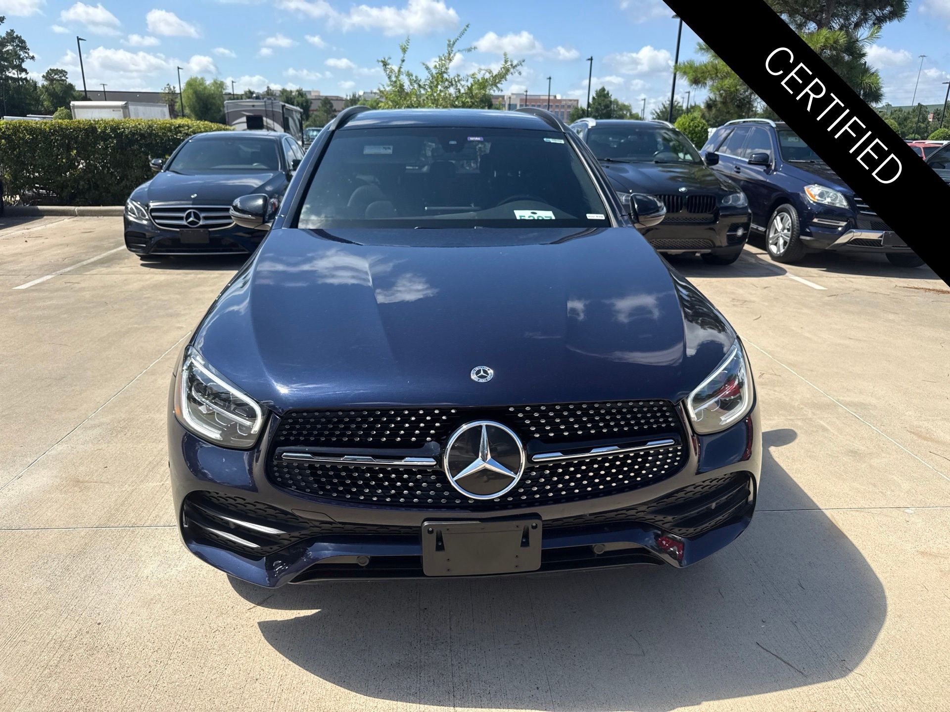 Certified Used 2021 Obsidian Black Mercedes-Benz GLC 300 image 2