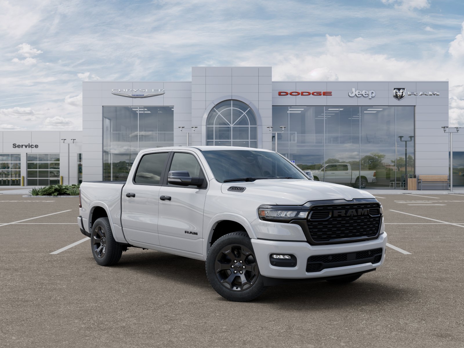 New 2026 Bright White Clear-Coat Exterior Paint RAM Big Horn/Lone Star image 35