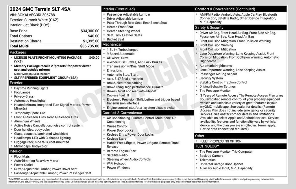 2024 GMC Terrain SLT AWD's photo
