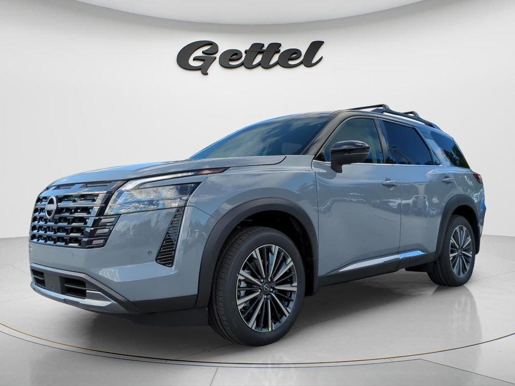 New 2026 Boulder Gray Pearl / Super Black Two-tone Nissan Platinum image 1