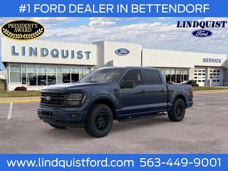 New 2026 Antimatter Blue Metallic Ford XLT image 1