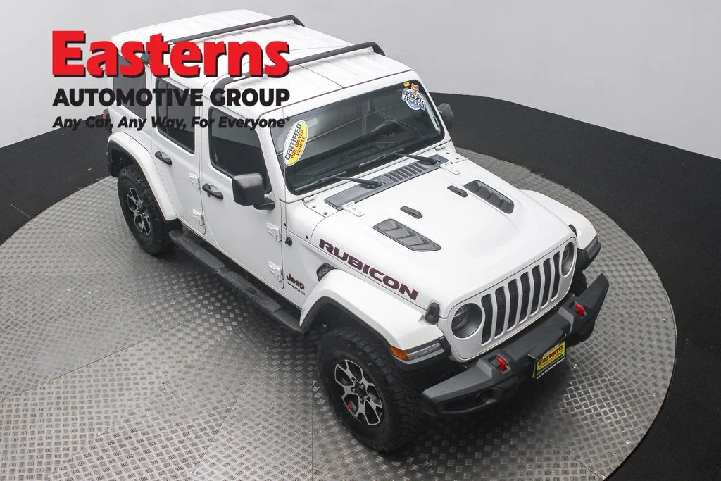 Used 2020 White Jeep Unlimited Rubicon image 3