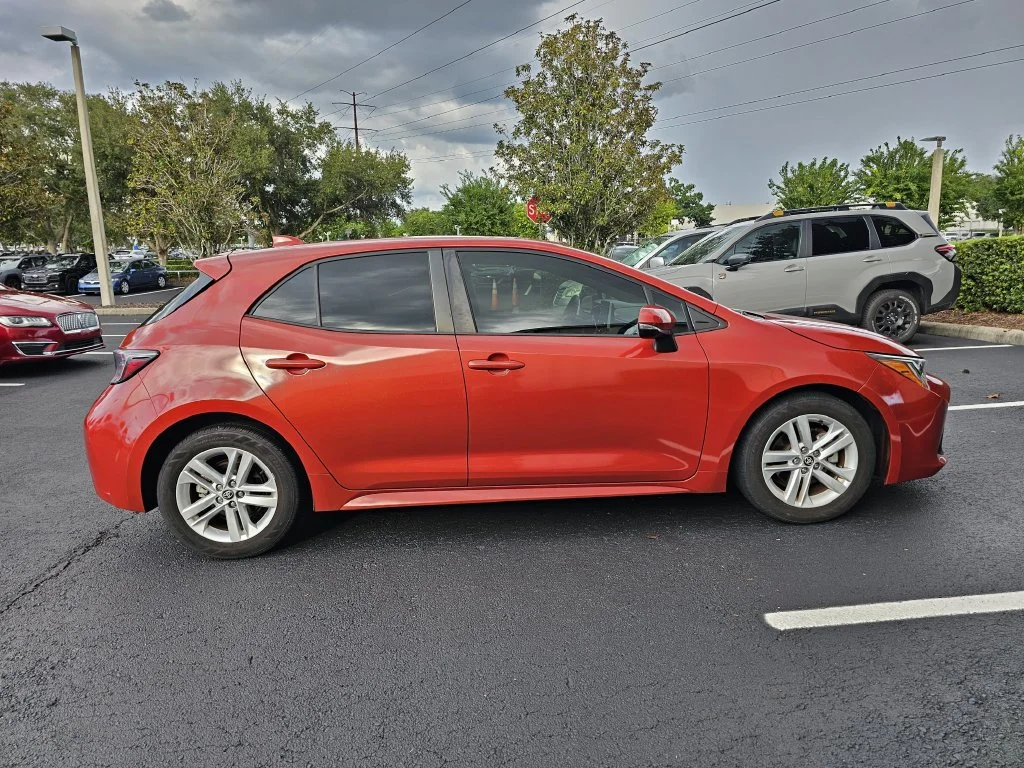 Used 2019 Red Toyota SE image 2