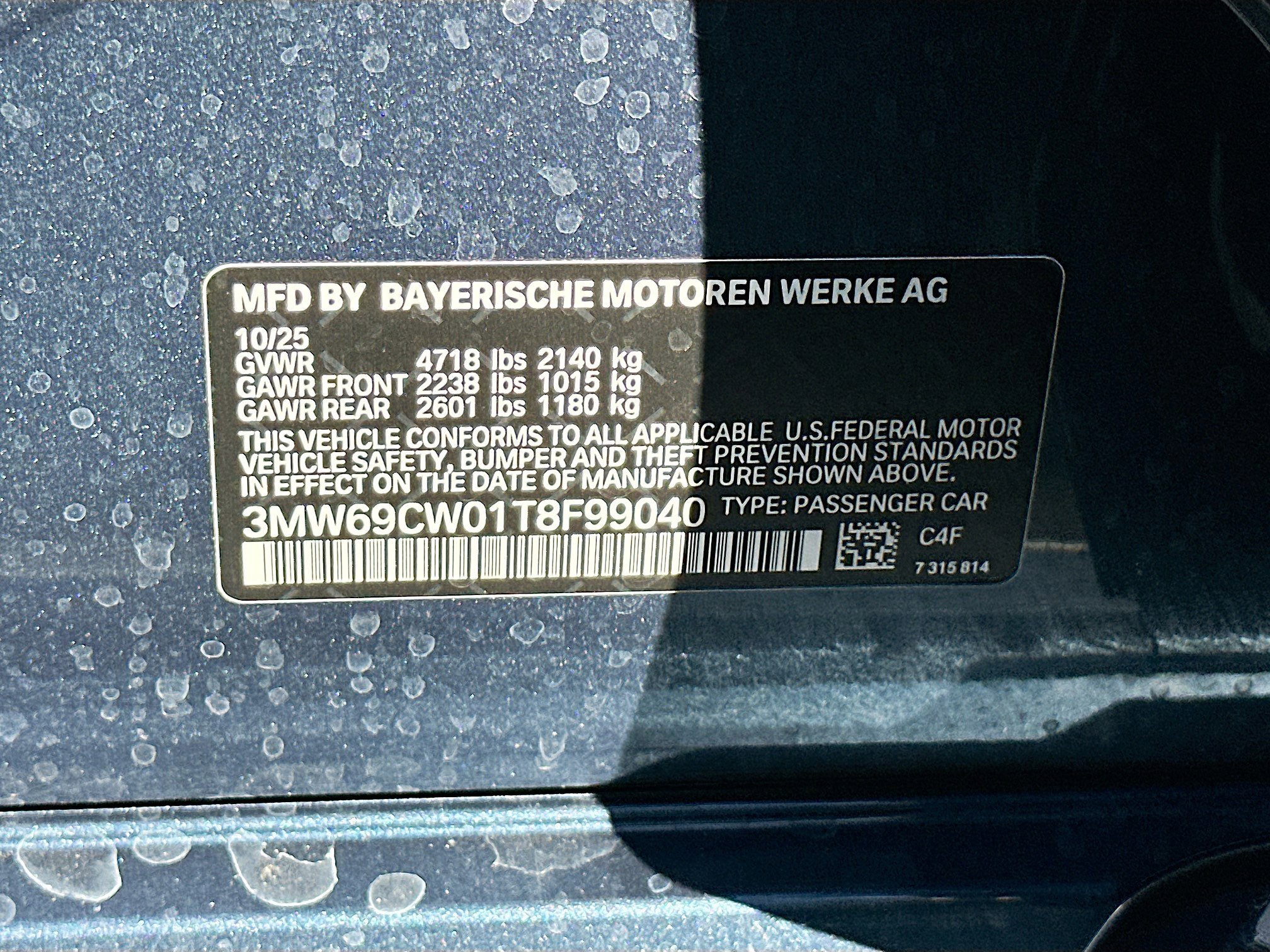 New 2026 Arctic Race Blue Metallic BMW 330i NA image 27