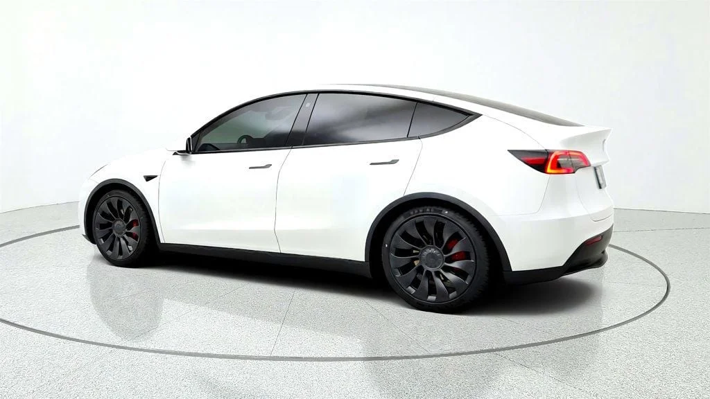Used 2023 Pearl White Multi-Coat Tesla Performance AWD image 7