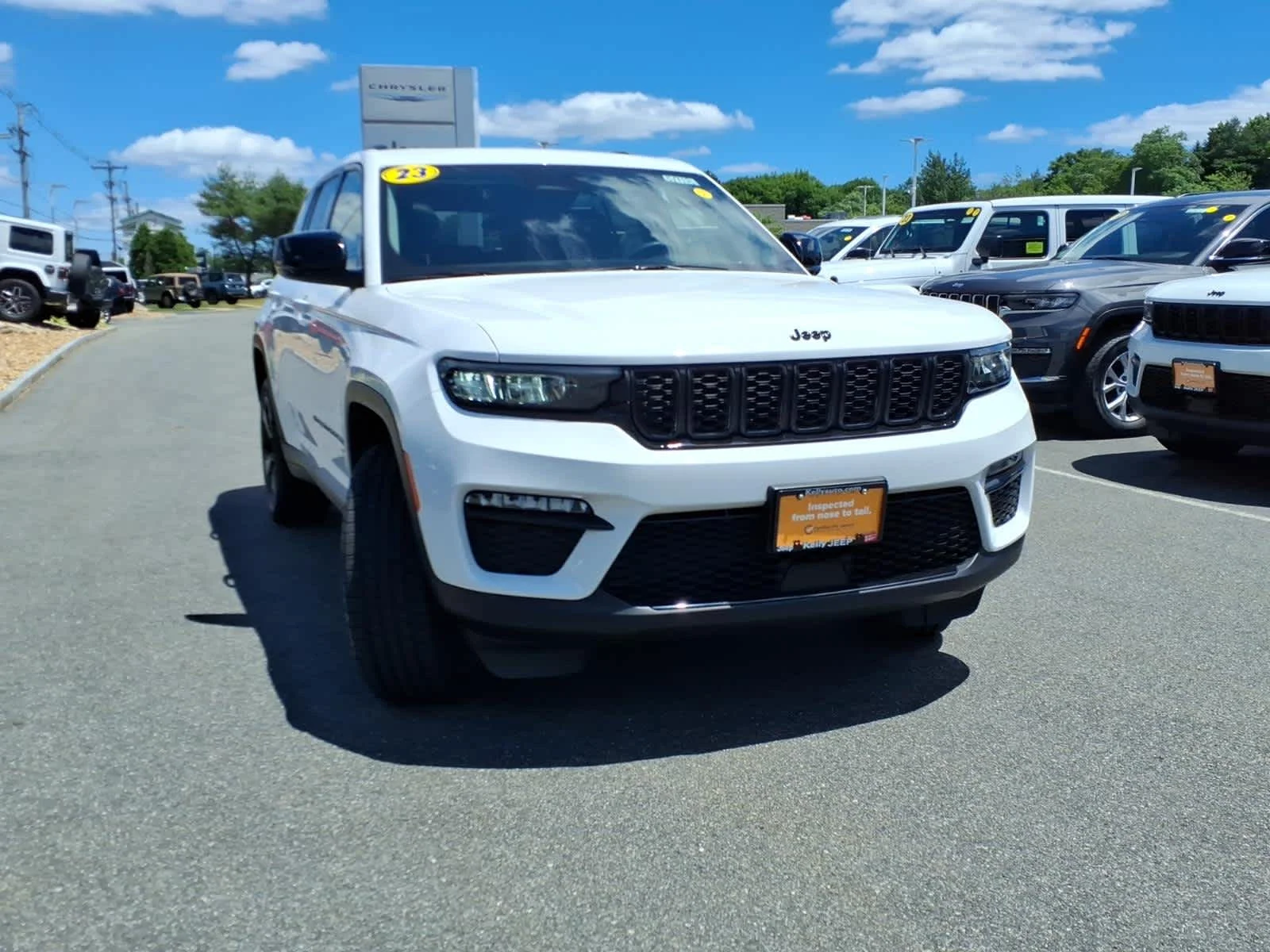 Certified Used 2023 Bright White Clearcoat Jeep Limited image 4