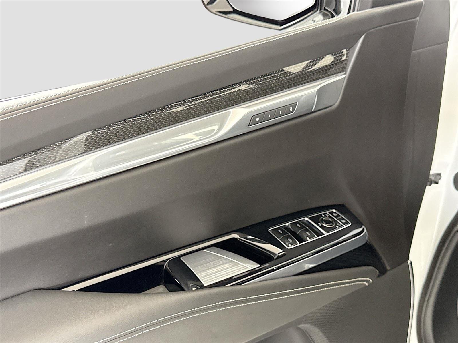 Used 2025 Crystal White Tricoat Cadillac AWD V-Series | Rear TVs | Super Cruise image 13