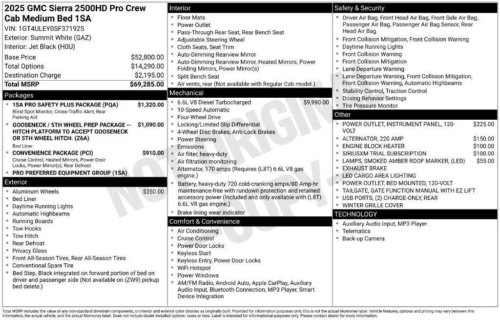 2025 GMC Sierra 2500HD Pro - Photo 17