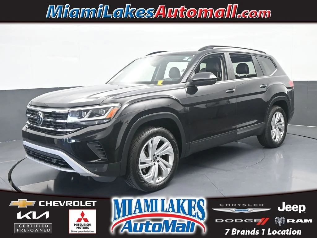 Used 2021 Deep Black Volkswagen 2.0T SE w/Technology image 1