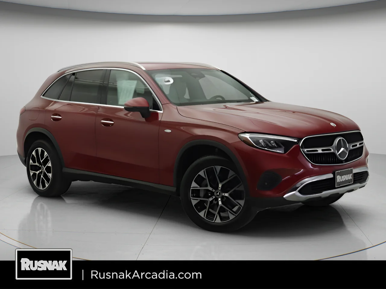 Used 2025 Red Mercedes-Benz 350e 4MATIC® image 1