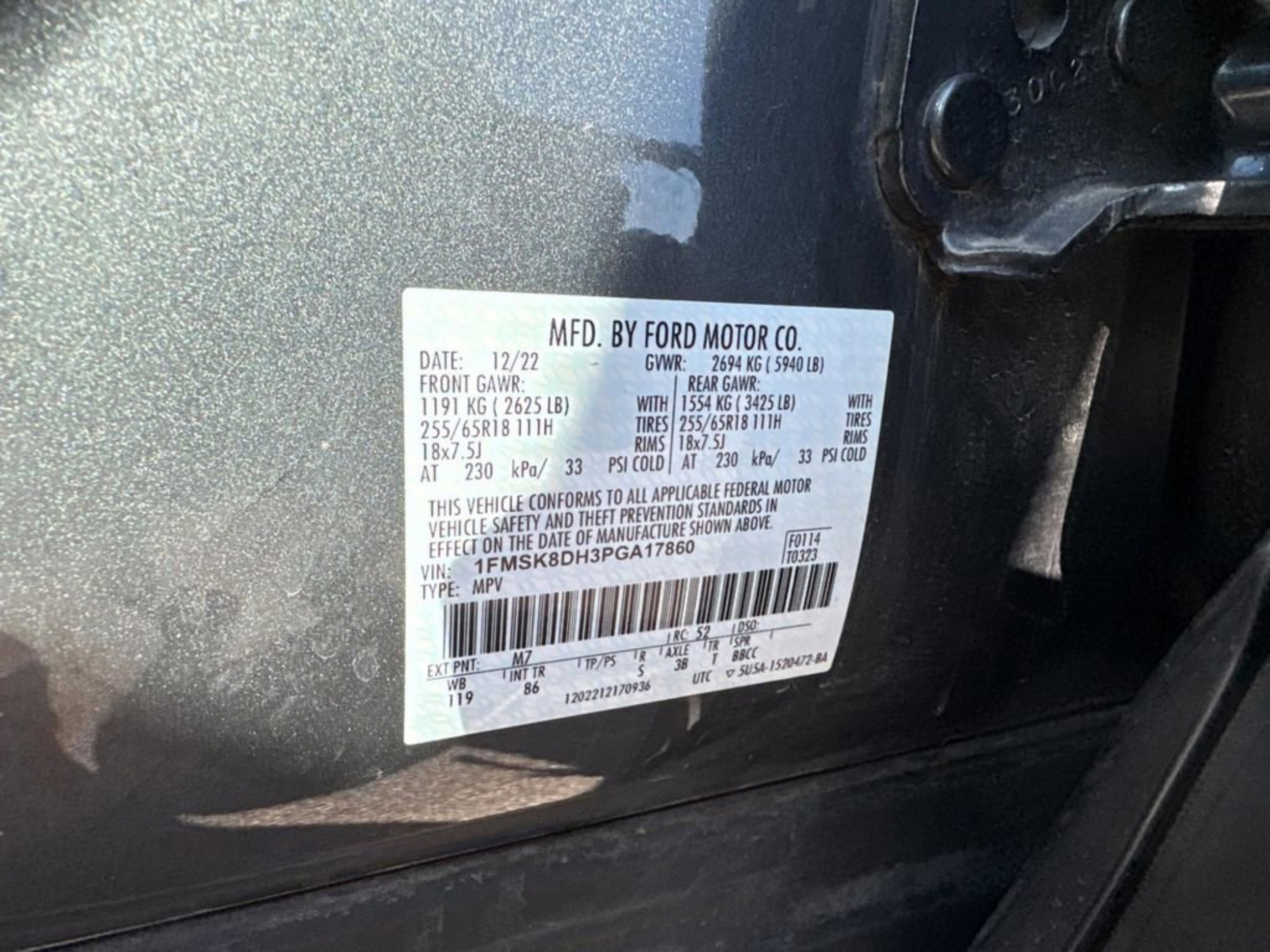 Used 2023 Gray Metallic Ford XLT image 31