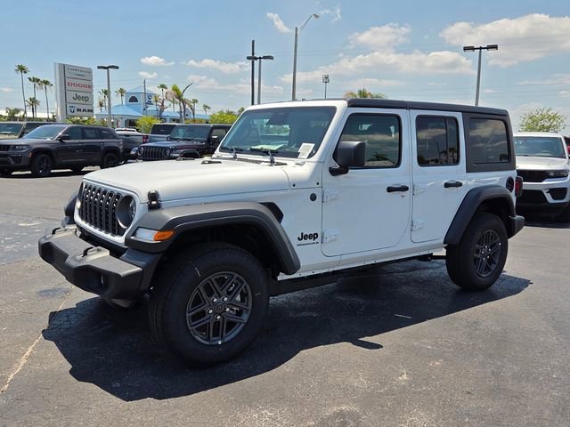 New 2026 Bright White Clear-Coat Exterior Paint Jeep Sport S image 3