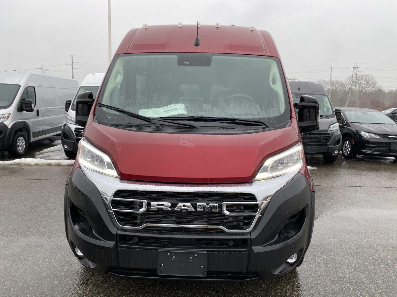 Used 2025 Deep Cherry Red Crystal Pearlcoat Ram SLT+ image 9