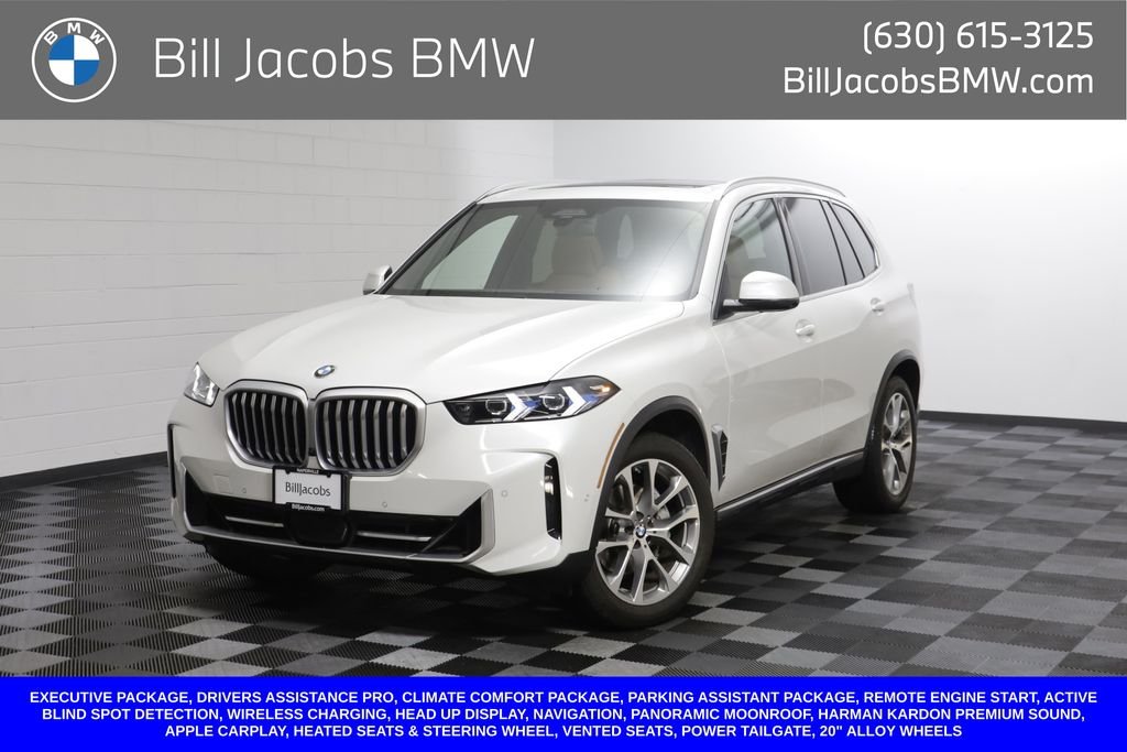 Certified Used 2024 Mineral White Metallic BMW xDrive40i image 1